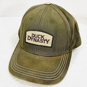 Duck Dynasty TV Show A&E Hat Cap Adjustable Strapback Olive Green Outdoors